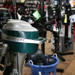 We work on new and vintage boat engines